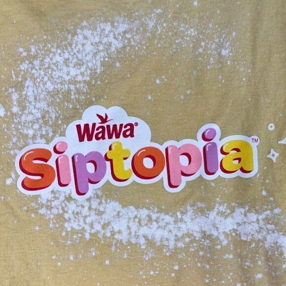 Wawa T-Shirt Lot Siptopia Hoagiefest Unisex Size Small Adult Logo Tie Dye Blue - Picture 2 of 9